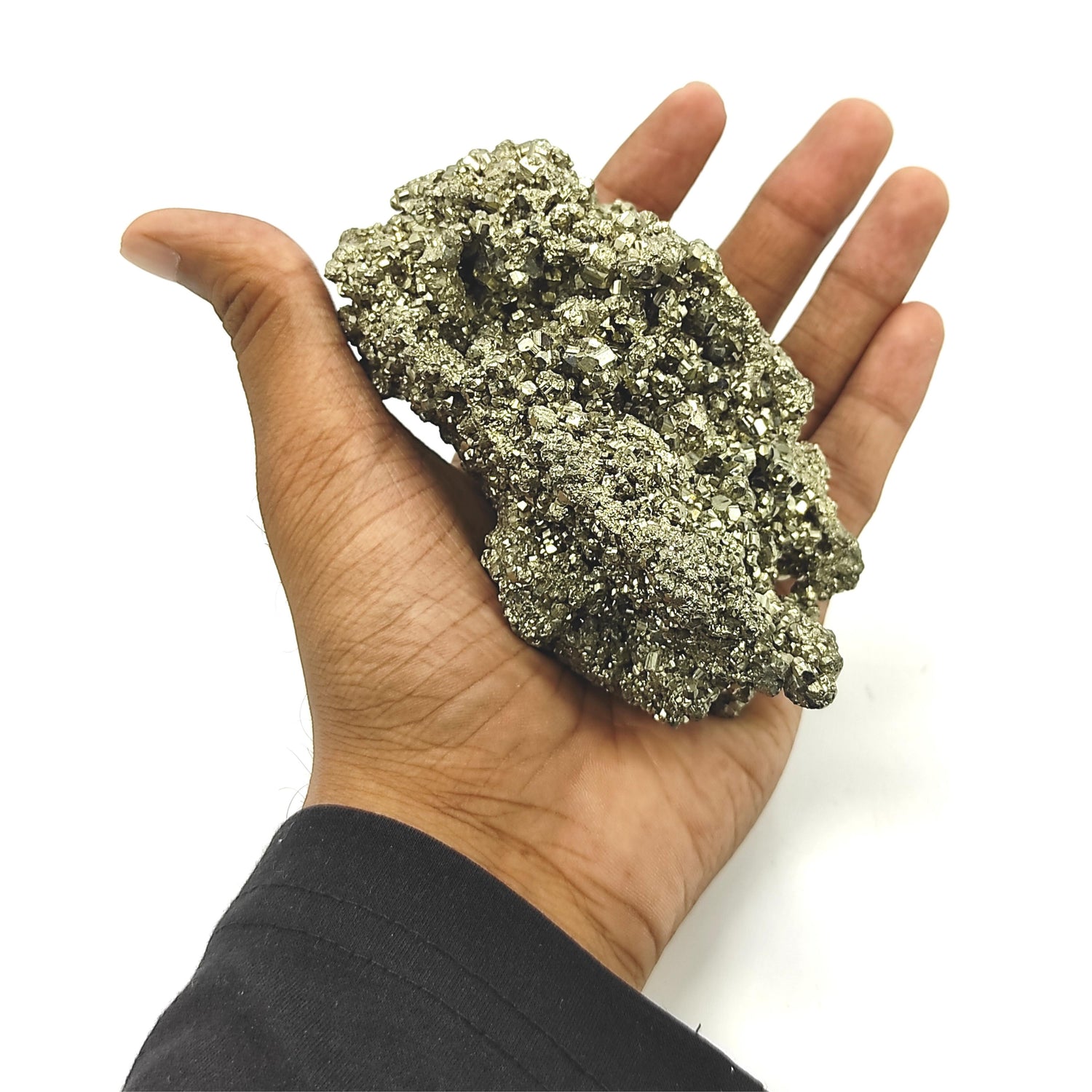 pyrite raw cluster rock 746grams