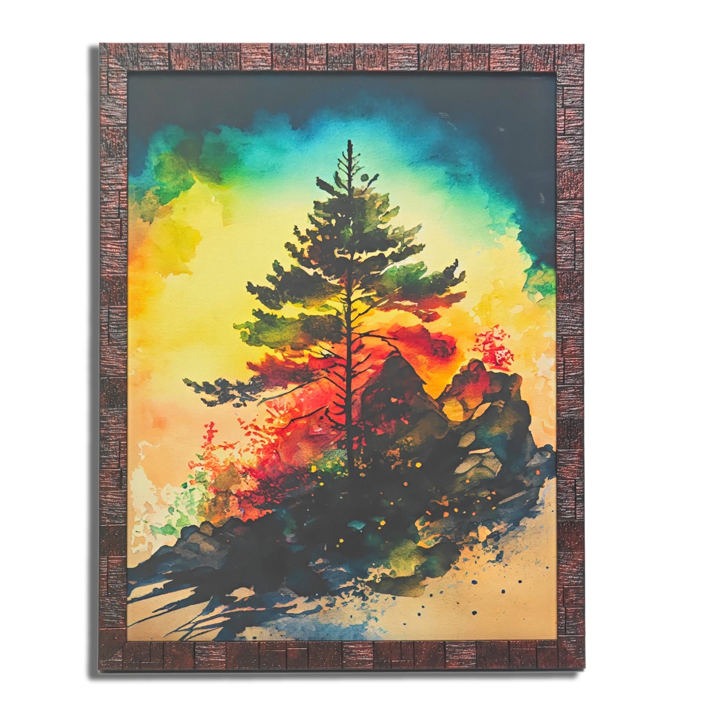 Pine Tree painting- Longevity, Strength, and Stability