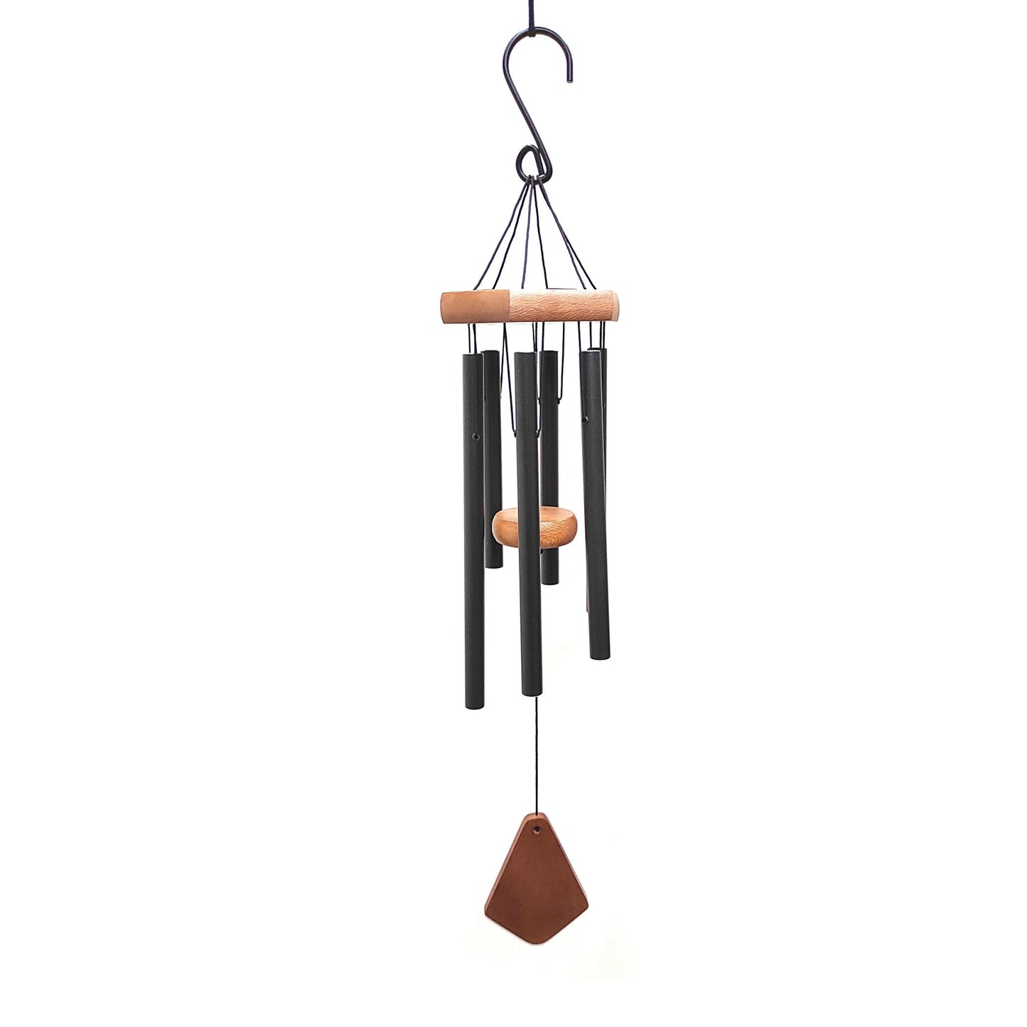 Feng Shui Metal Wind Chime 6 Pipes for home, villa and garden decor, positive energy