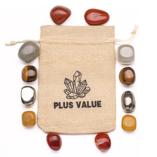 Abundance Bag Reiki Healing Crystal