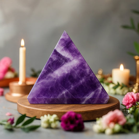 amethyst pyramid 2inch