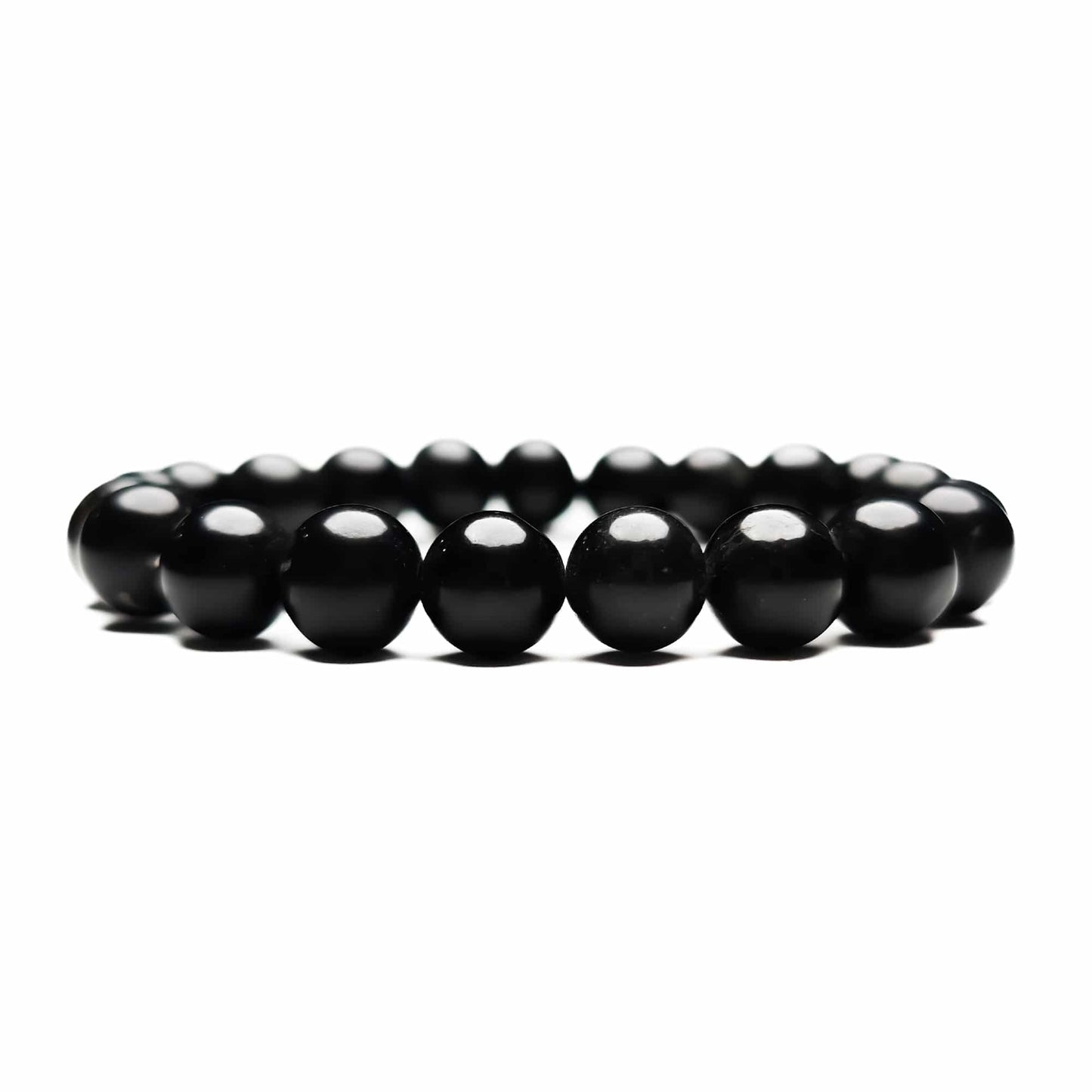 Black Agate Bracelet 9mm Reiki