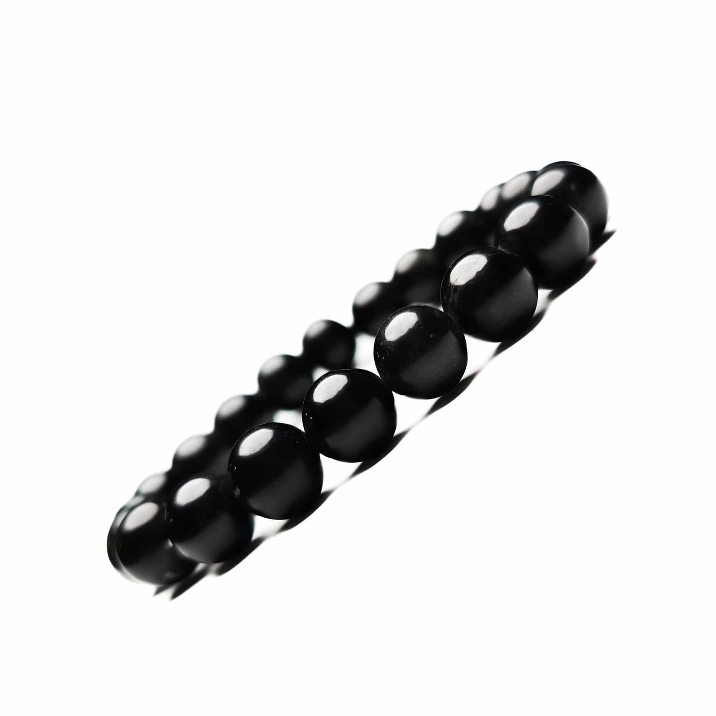 Black Agate Bracelet 9mm