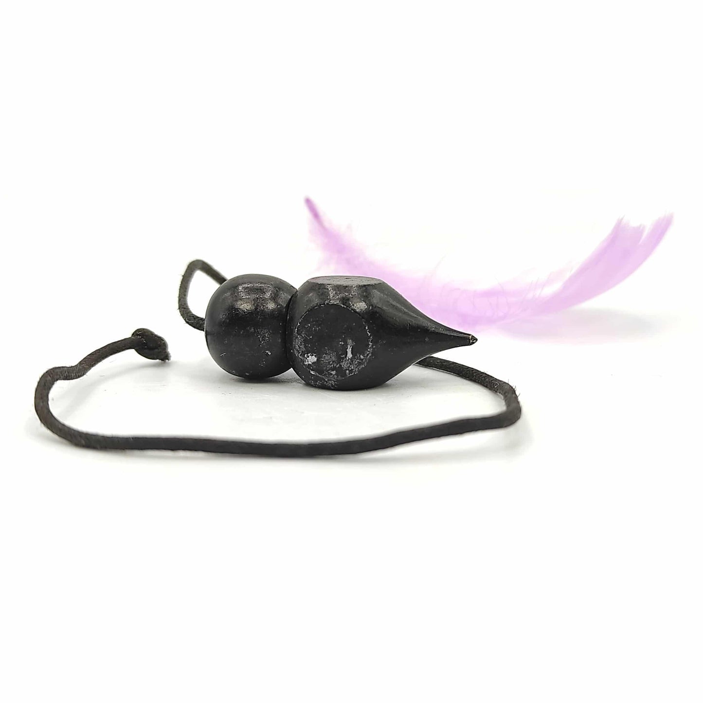 Black Coated Brass Dowsing Pendulum