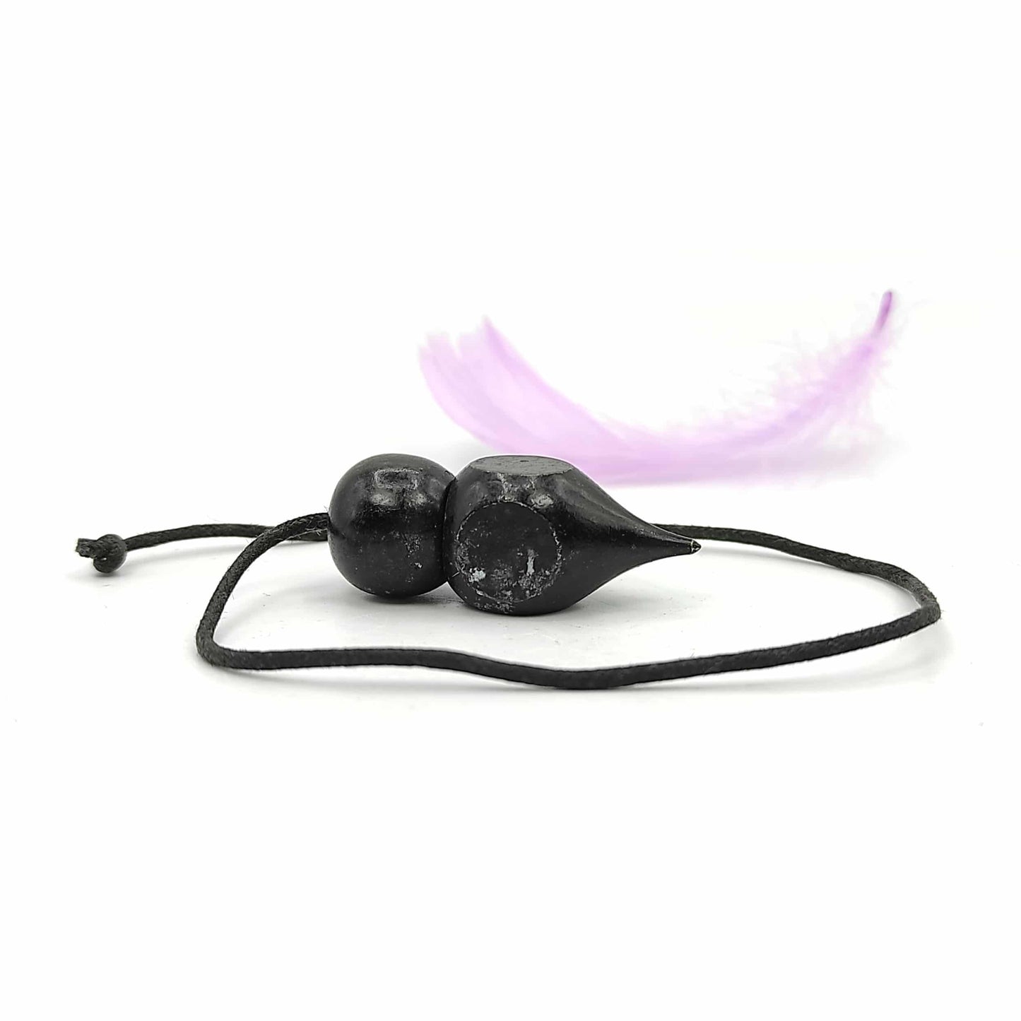 Black Coated Brass Dowsing Pendulum