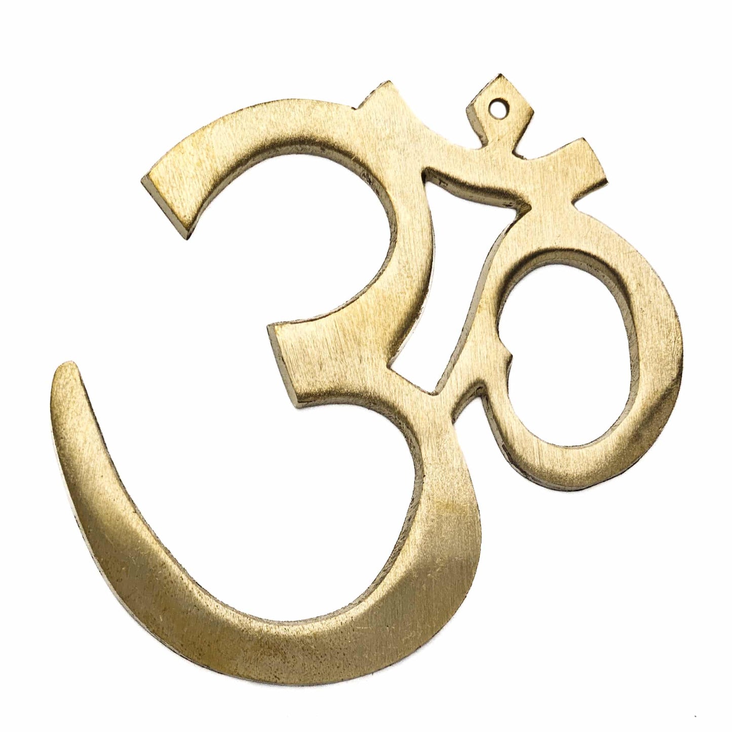 Brass Om 3.7 inch
