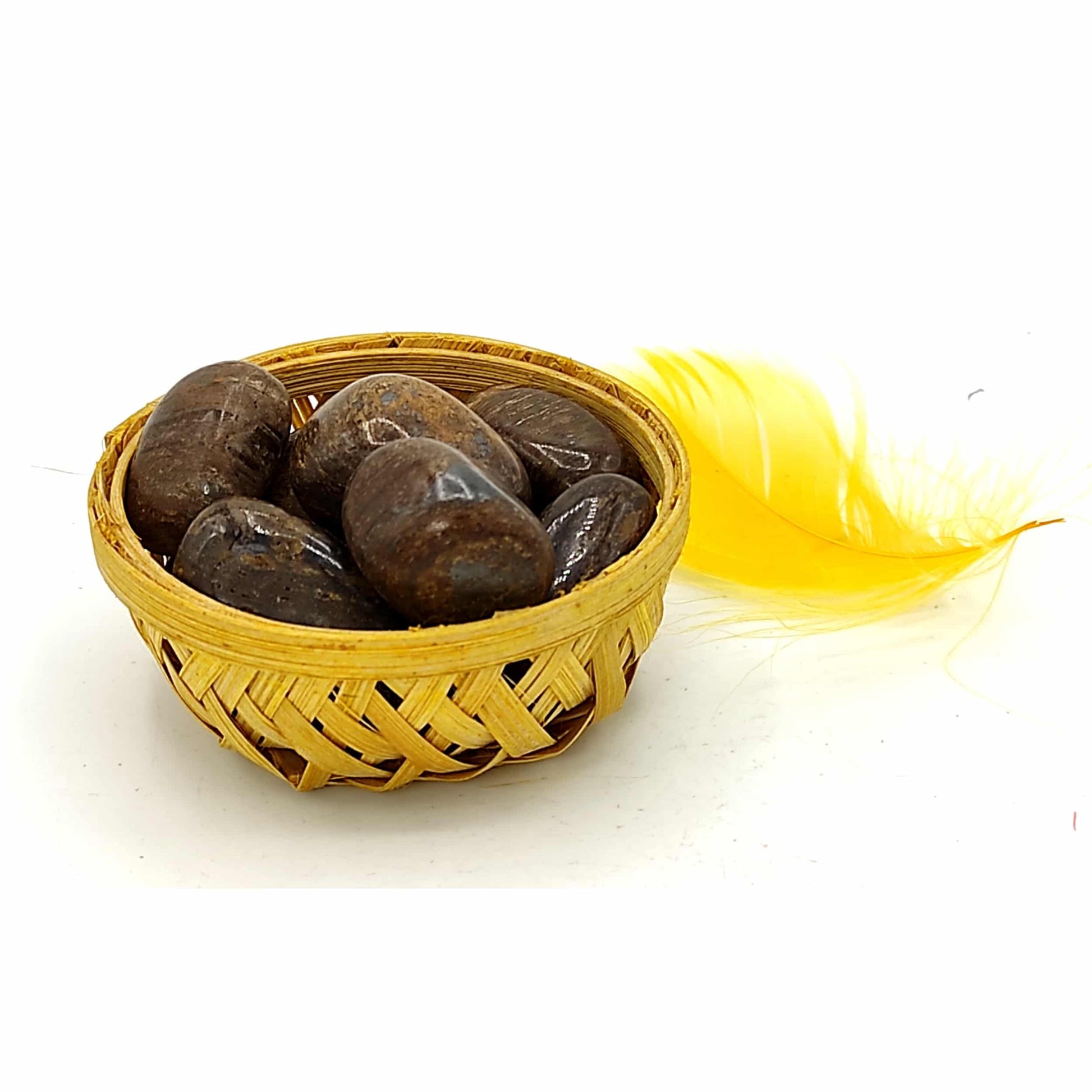 Bronzite Tumbled Pebbles 200grams Basket