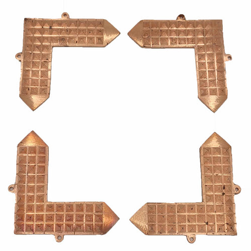 corner angle copper vastu pyramid