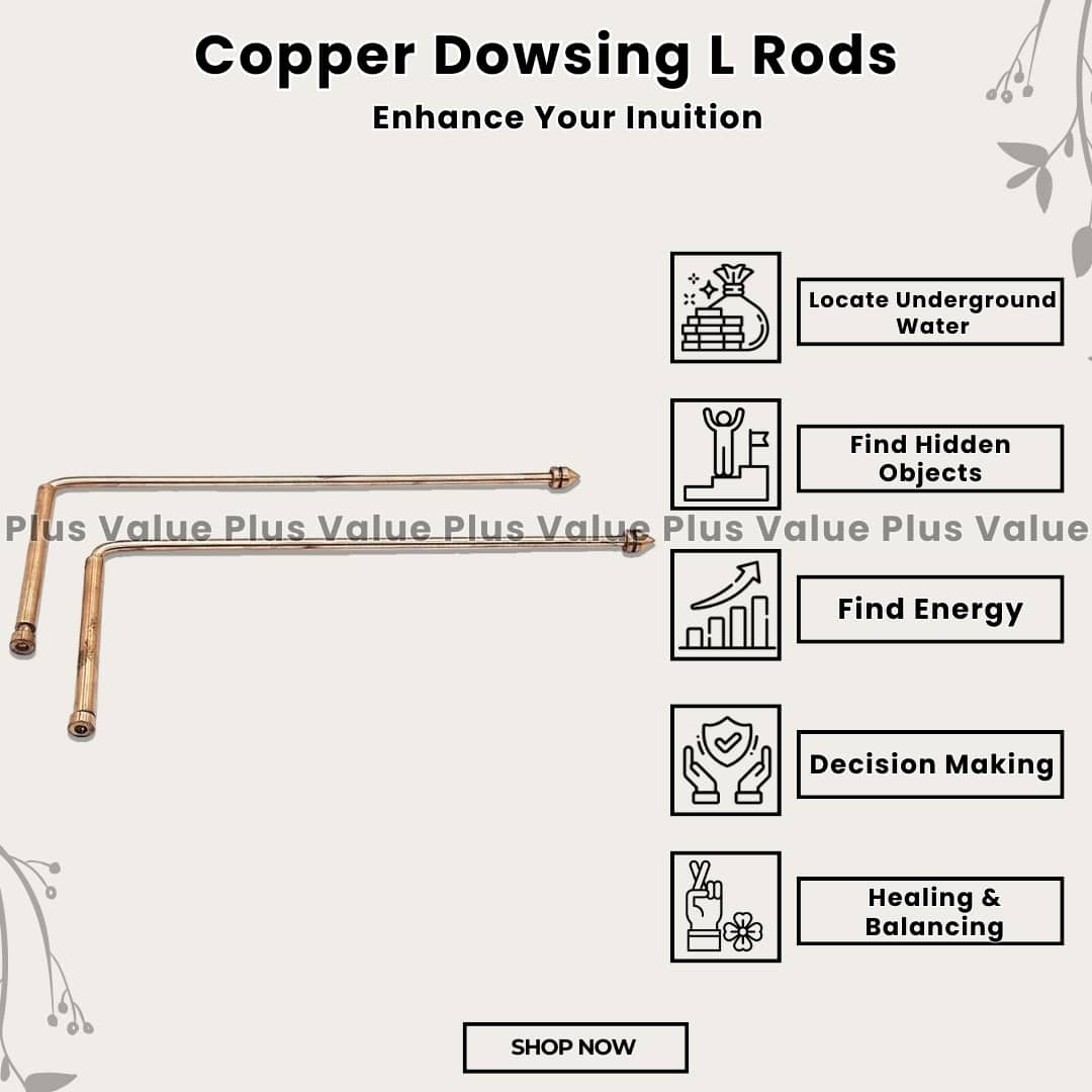Copper Dowsing L Rods