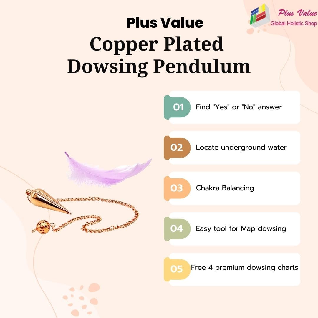 Copper Plated Dowsing Pendulum