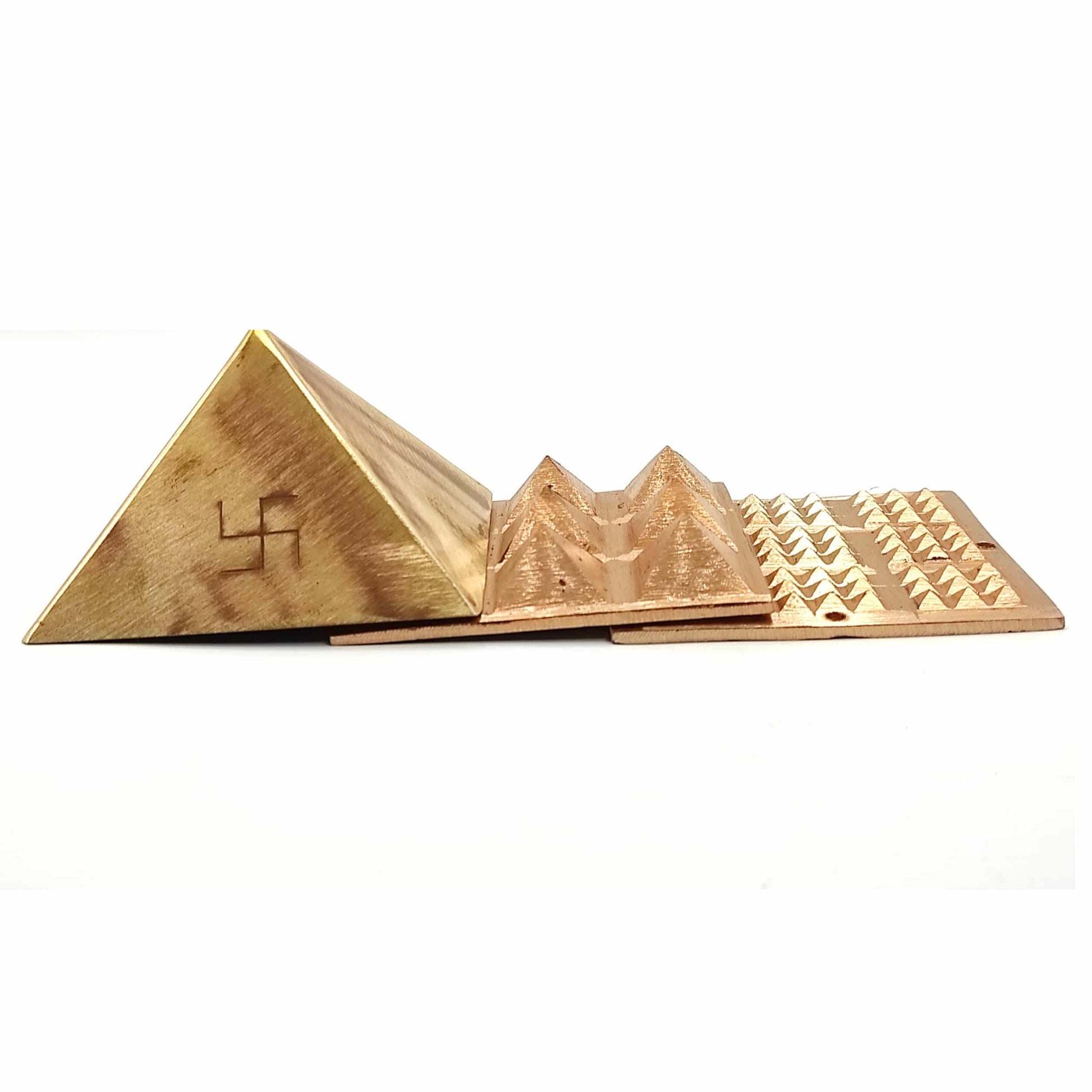 copper pyramid set 4inch