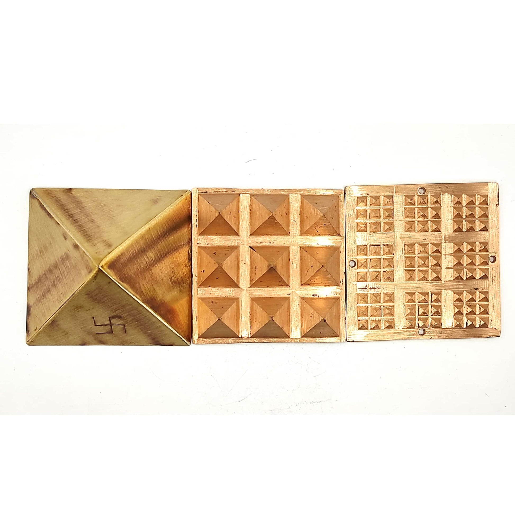 copper pyramid set 4inch