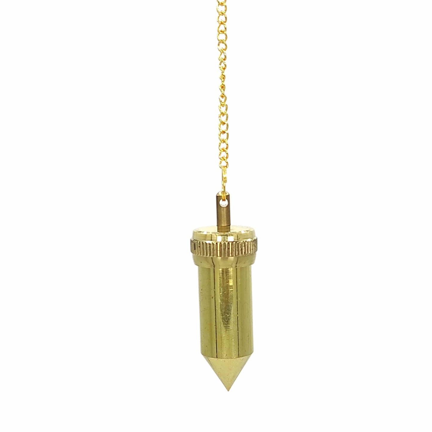 double brass dowsing pendulum