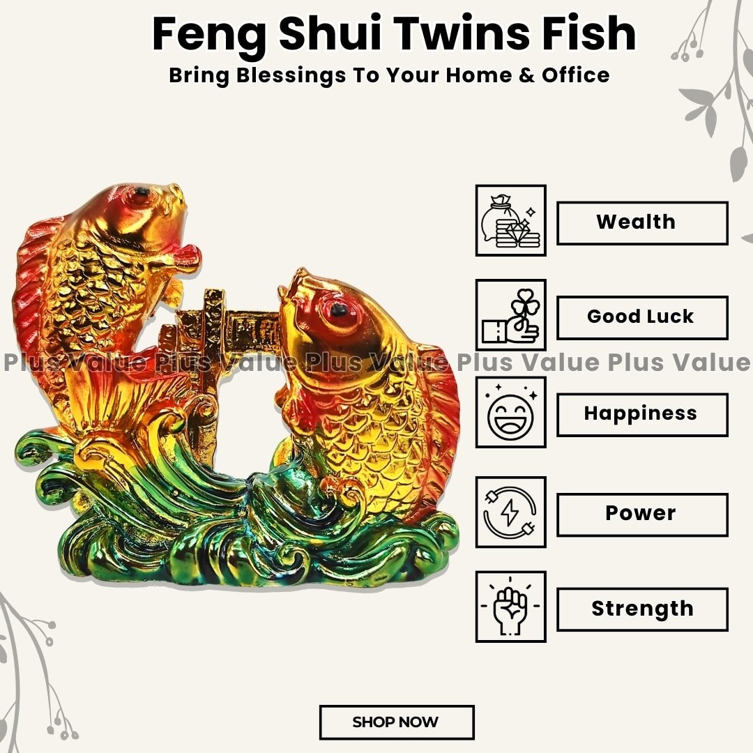Feng Shui Twins Fish