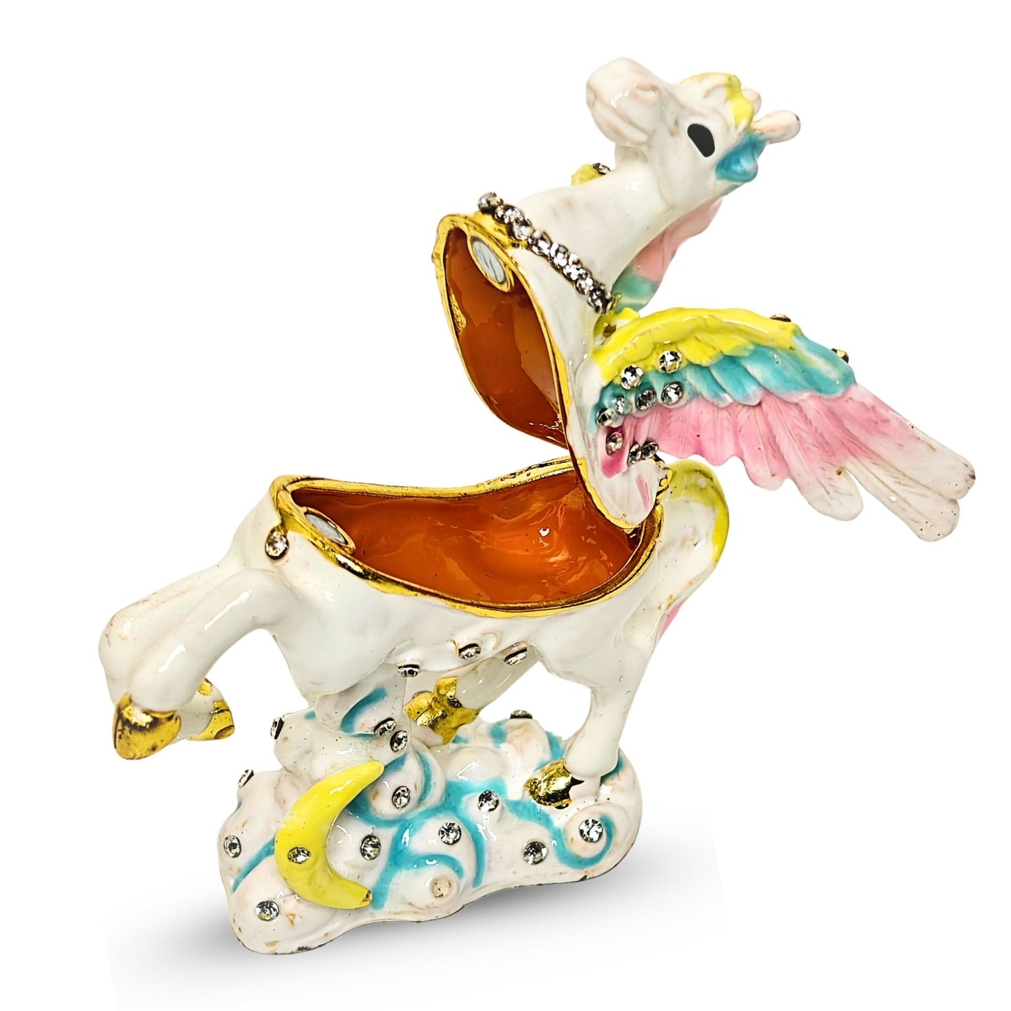 Flying White Horse Feng Shui Vastu Product Home & Office - plusvalueindia