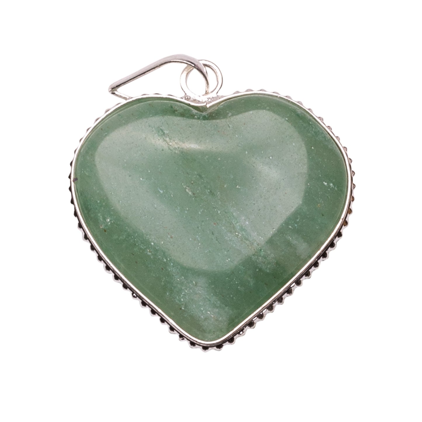Green Aventurine Heart Shape Pendant
