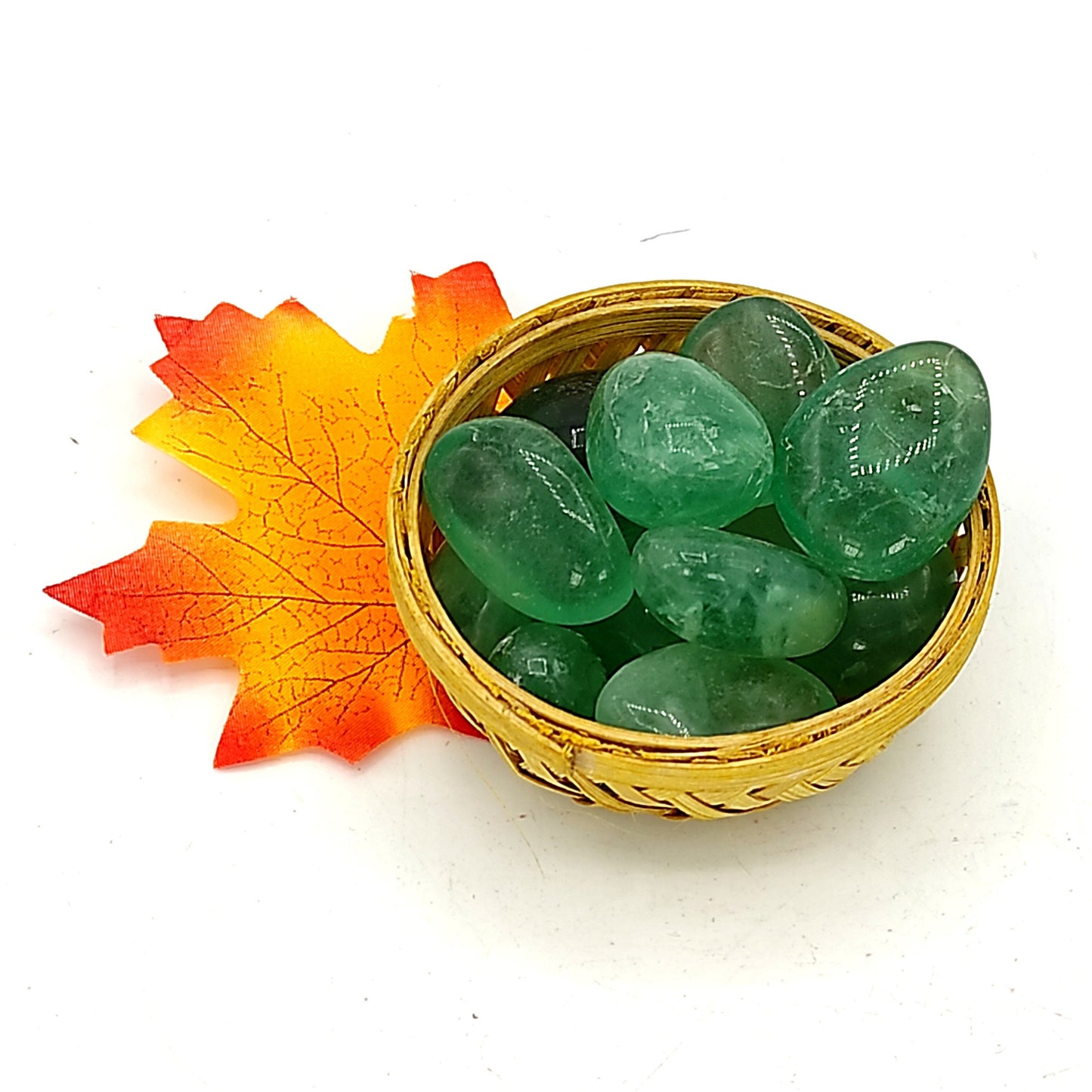 Green Fluorite Tumbled 200grams