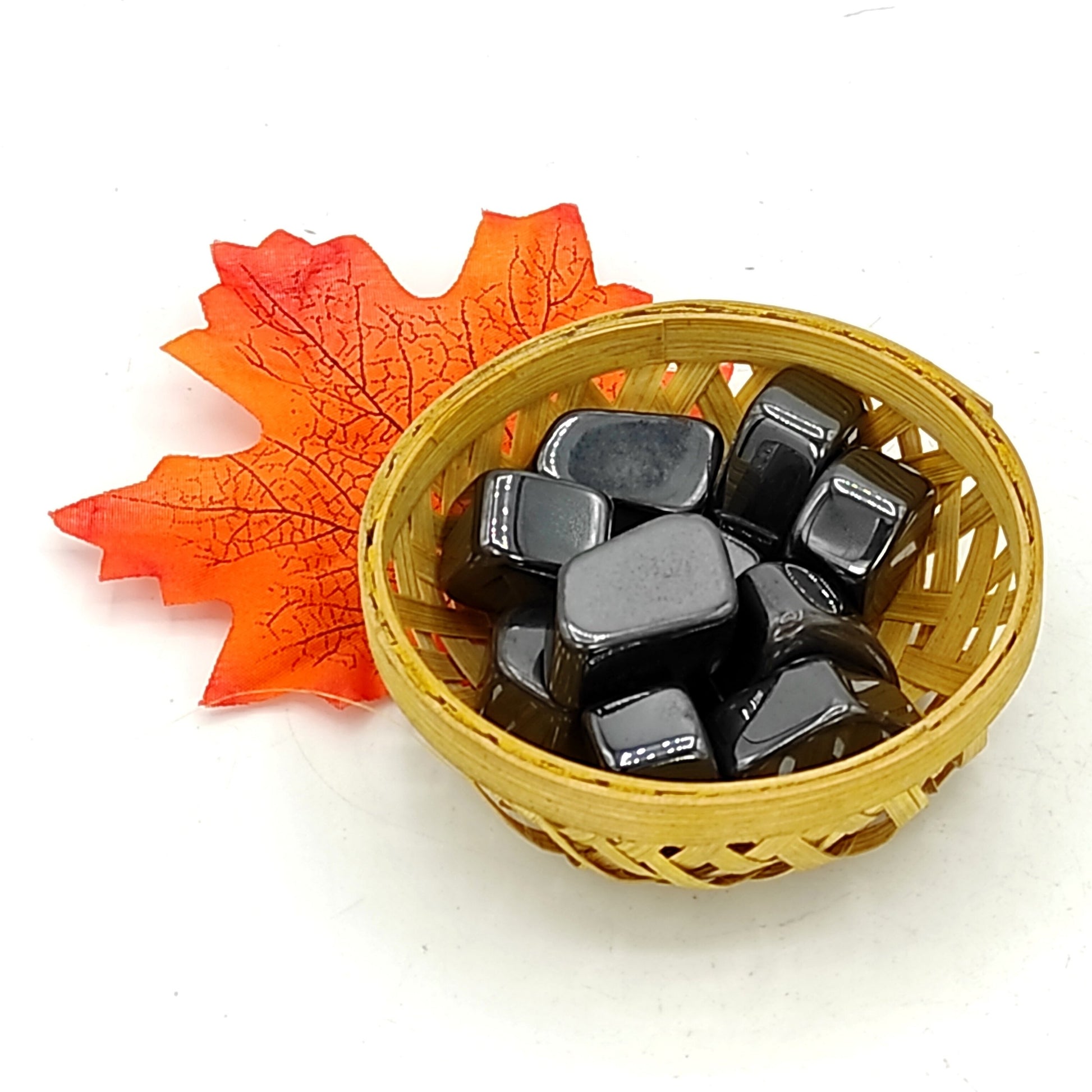 hematite tumble stone pebble 200grams