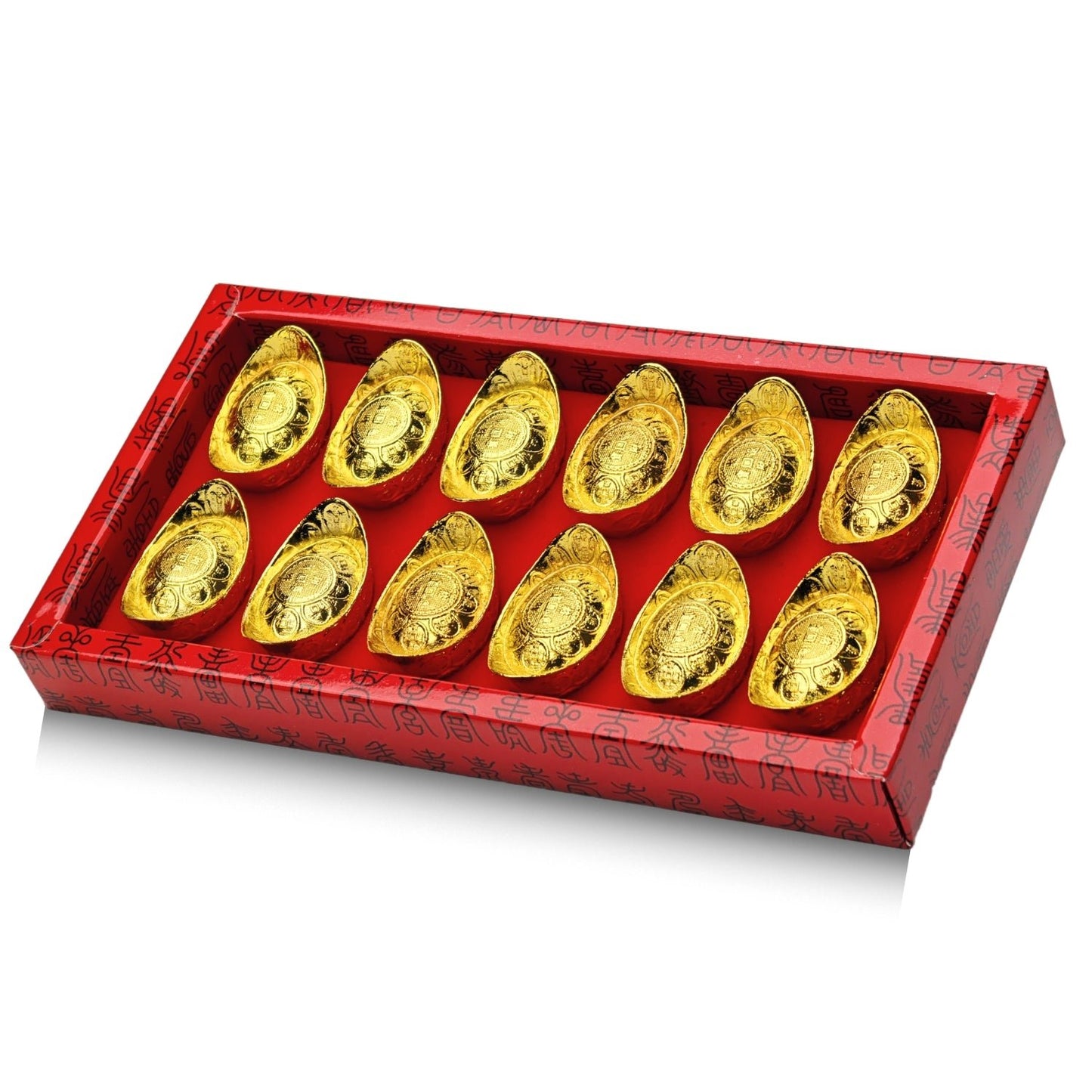 Feng Shui Ingot - Wealth Symbol 12 Ingots - plusvalueindia