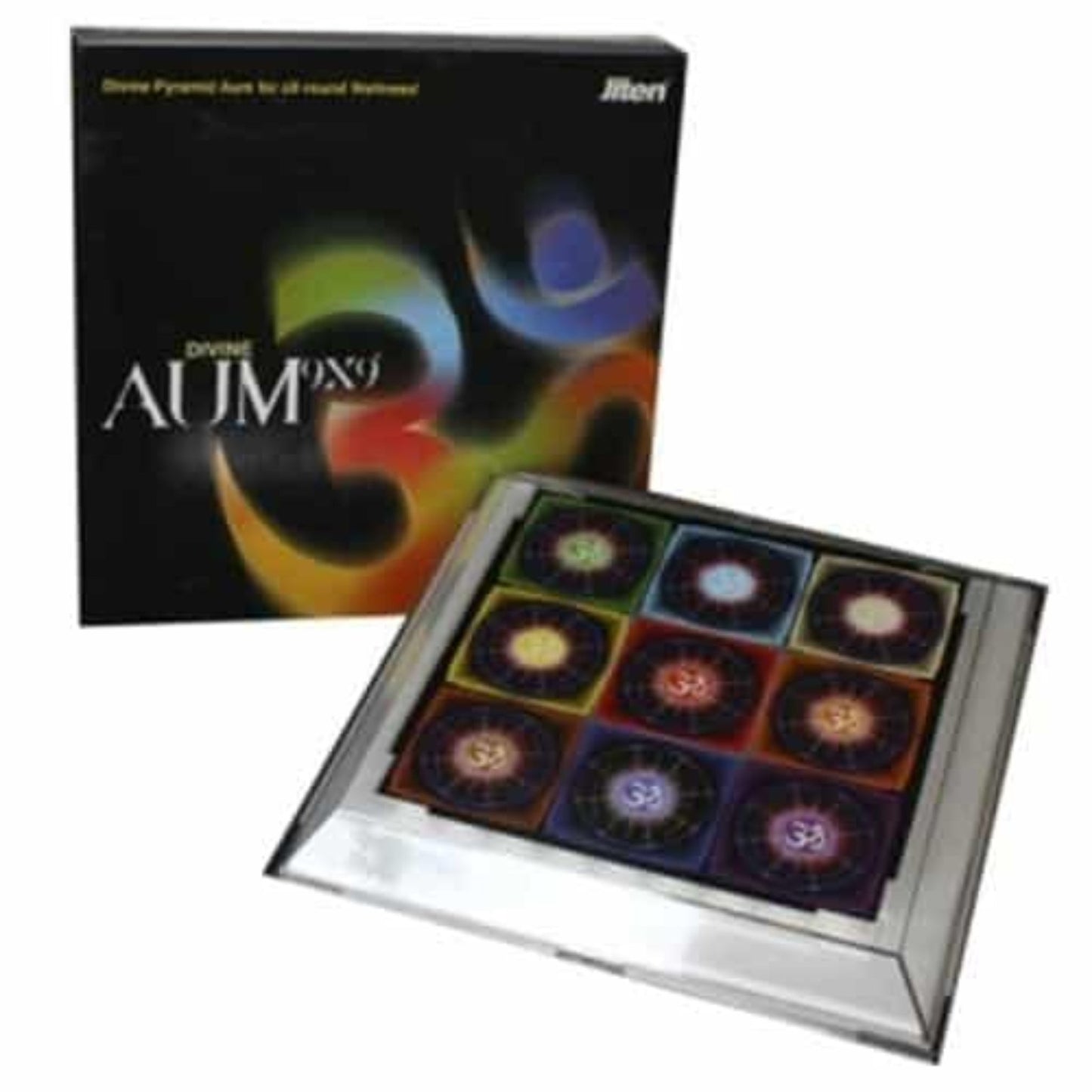 Jiten Aum 9x9 Pyramid for positive energy & good luck