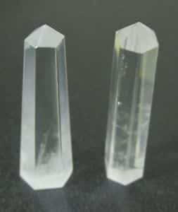 Jumbo Healing Wand Crystal Pair to Decrease Negativity A++ Quality