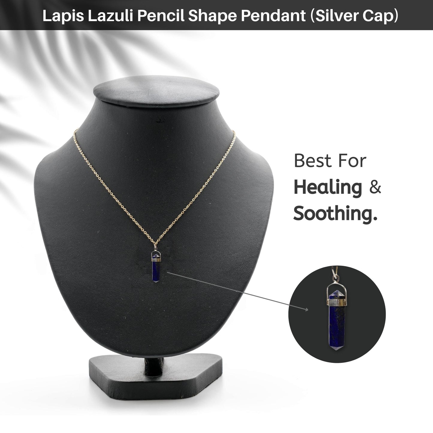 Lapis-Lazuli-Pencil-Shape-Pendant-(Silver Cap)