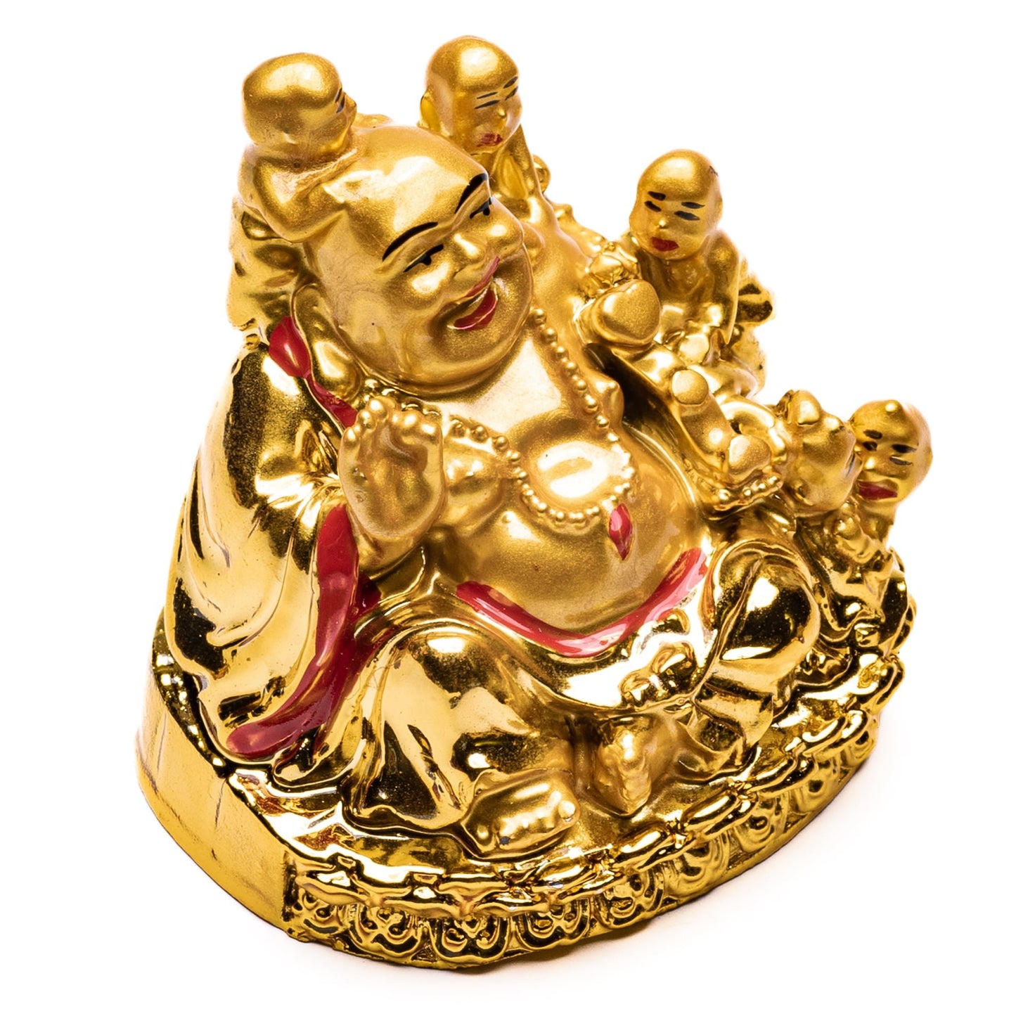 Laughing Buddha With Children Feng Shui