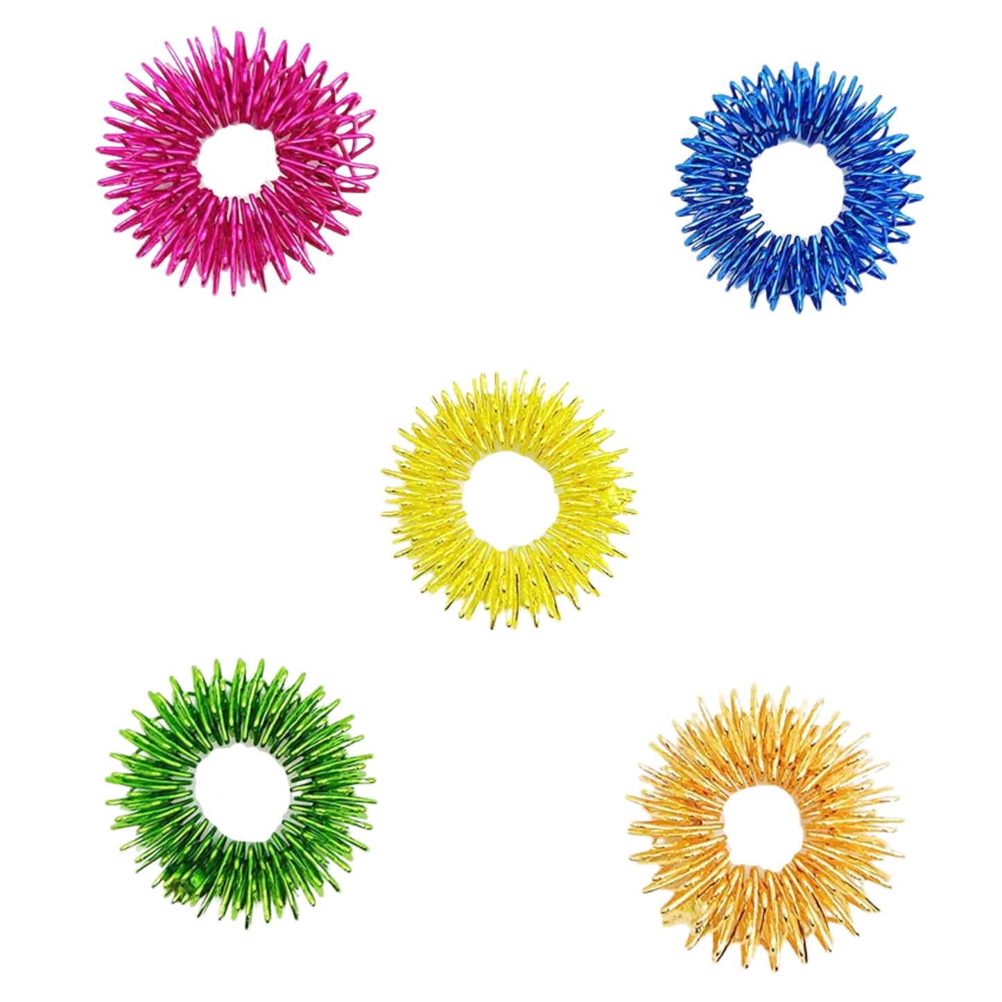 Massager Ring (Su JOK) Sujok Therapy Colour 100 pcs for Massage, Acupressure