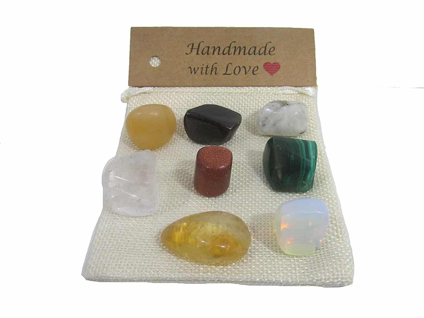 Money Crystal Bag - Crystal Reiki Healing Stones