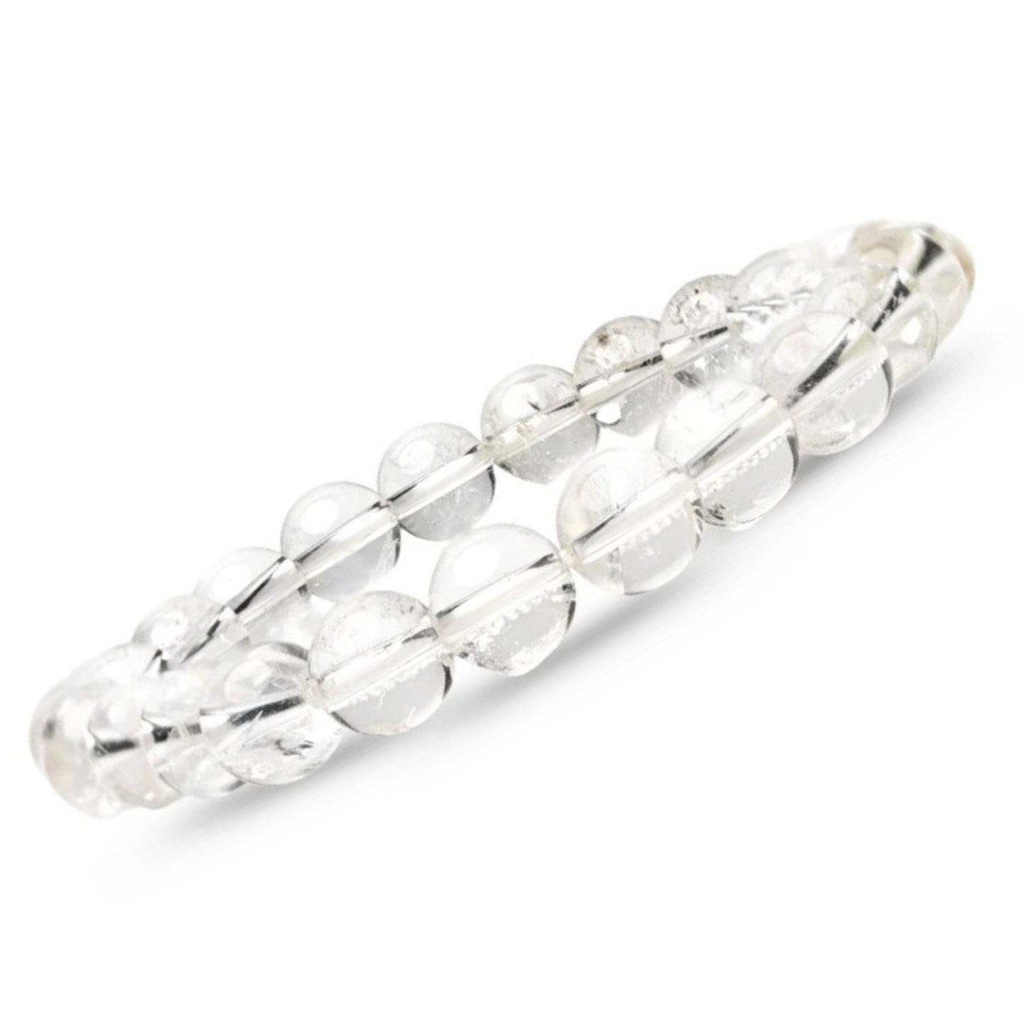 clear quartz crystal beads bracelet