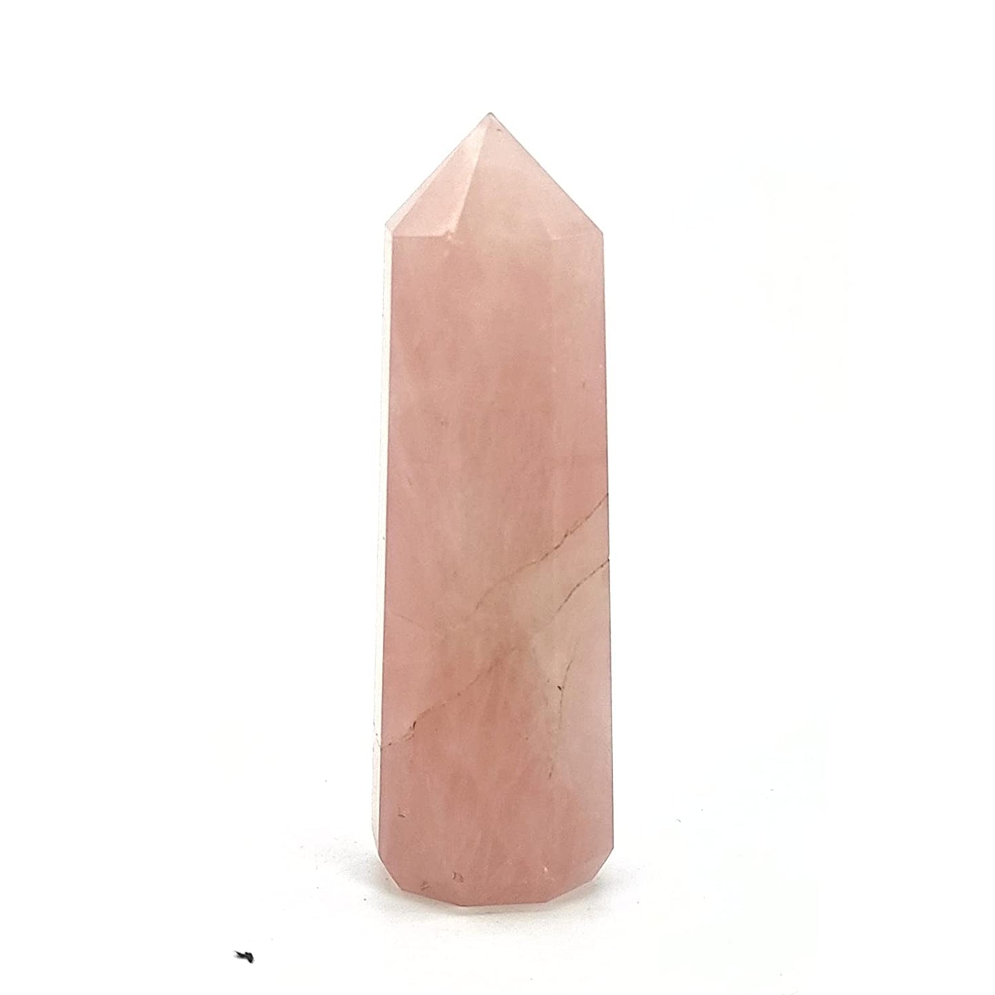 Natural Pink Rose Quartz Jumbo Healing Pencil Wand 66grams