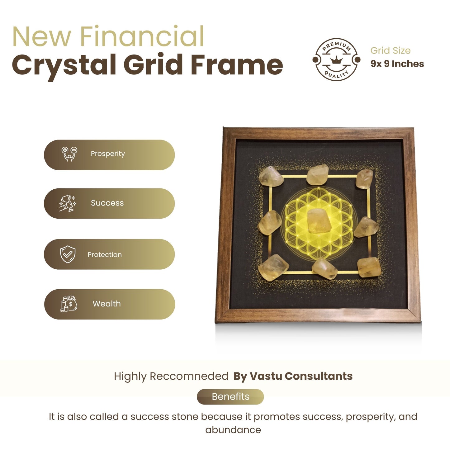 New-Financial-Crystal-Grid-Frame