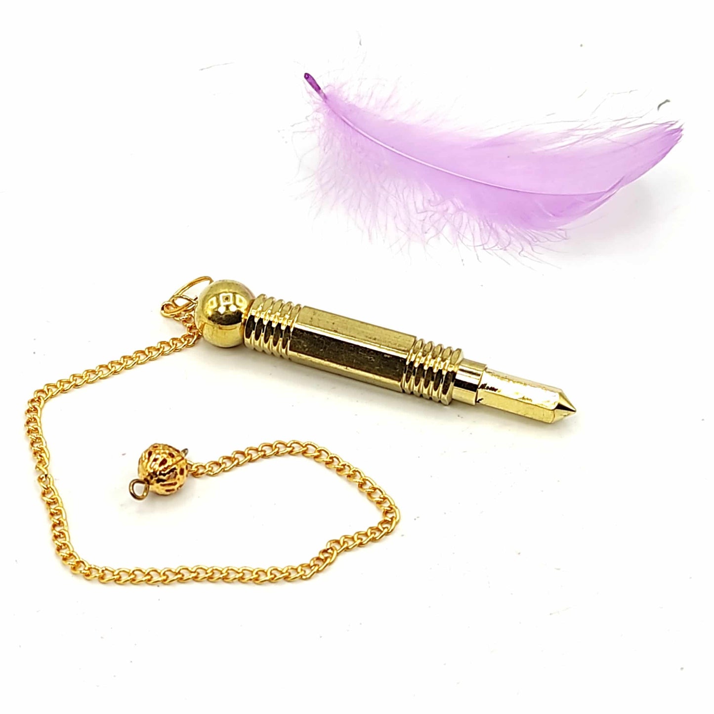 Pencil Brass Dowsing Pendulum
