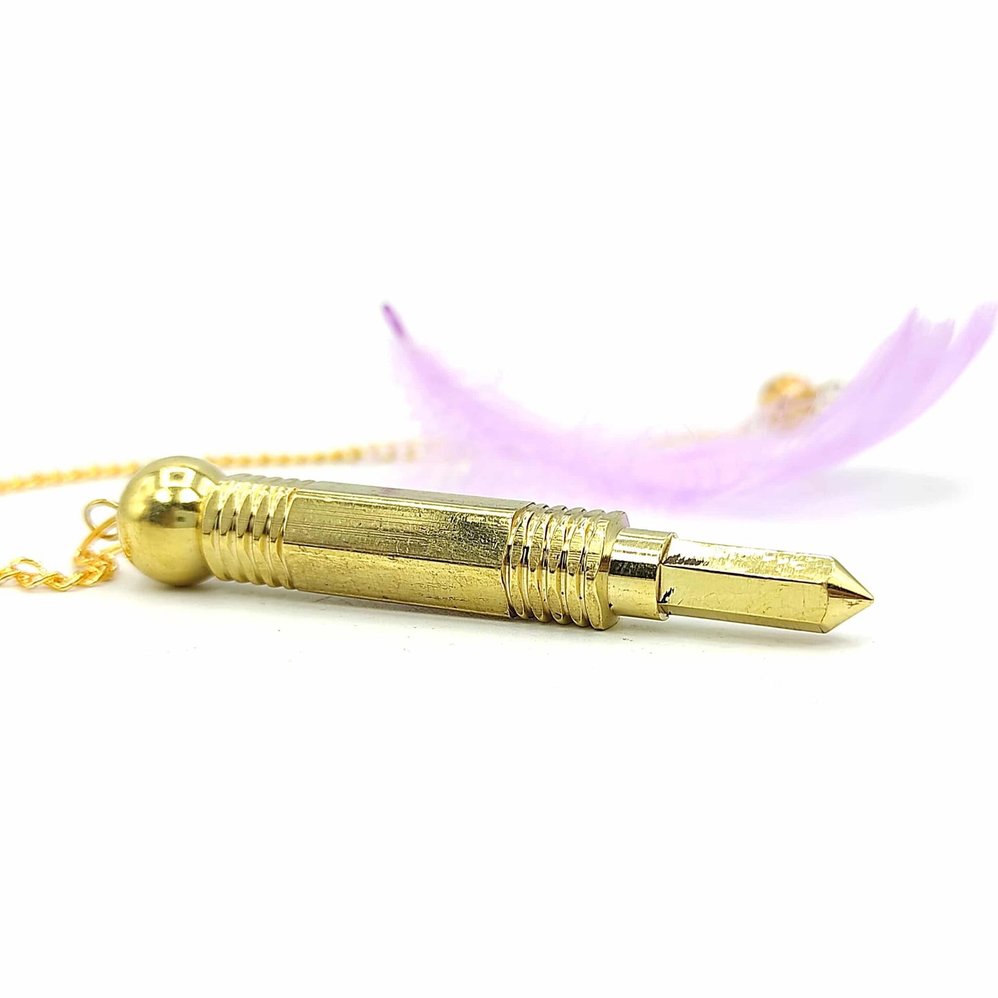 Pencil Brass Dowsing Pendulum