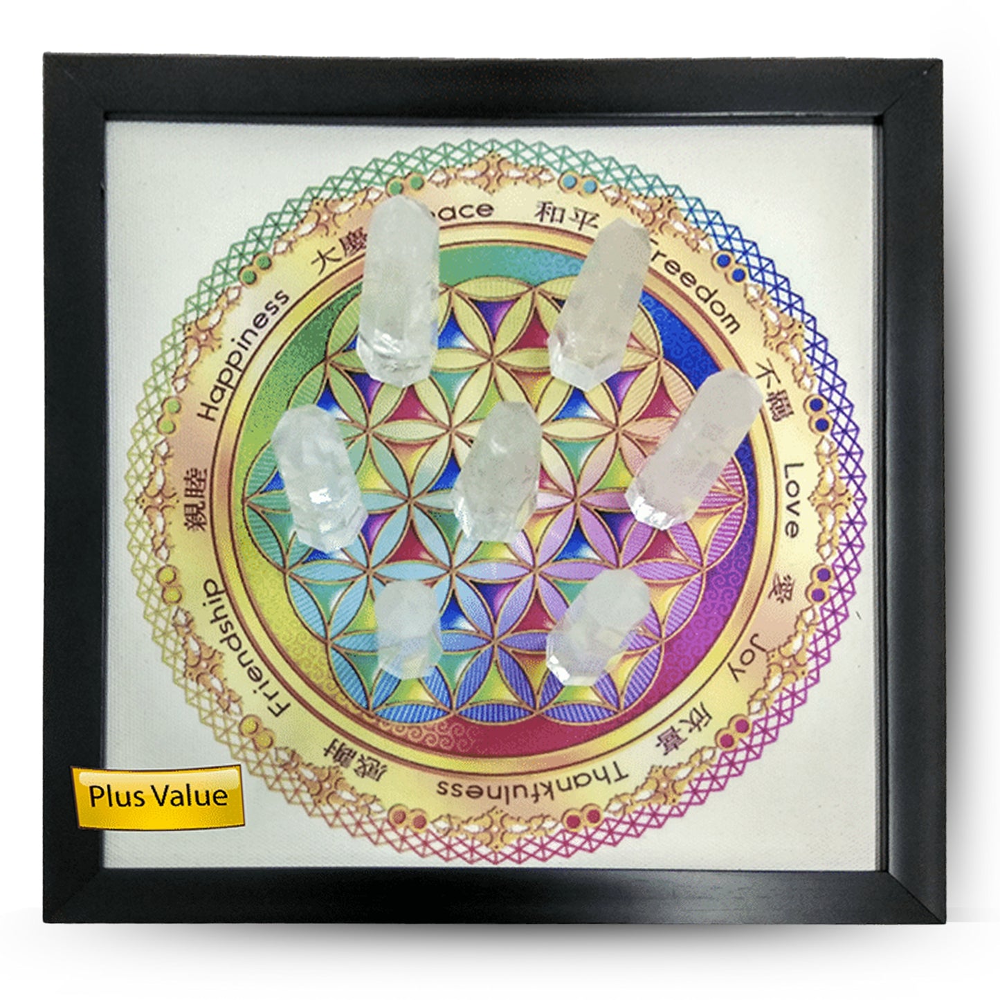 Buy personal healing vastu crystal grid - for love, harmony & marraige (Pair) online in india