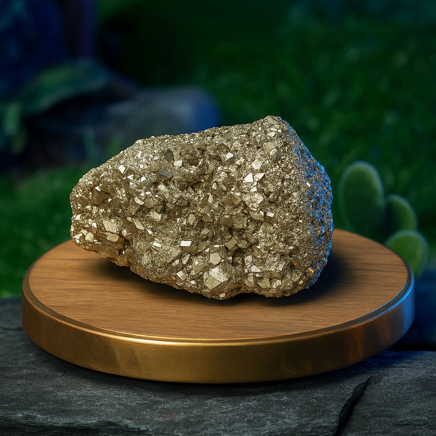 Peru Pyrite Stone Raw Crystal Cluster Rough Geode