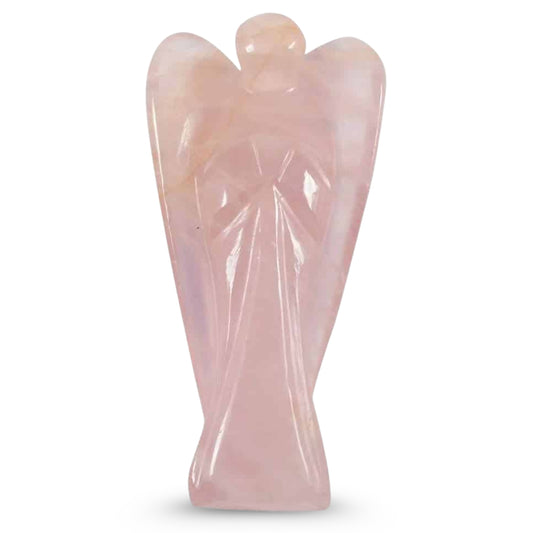 Pink Rose Quartz Angel 3inch