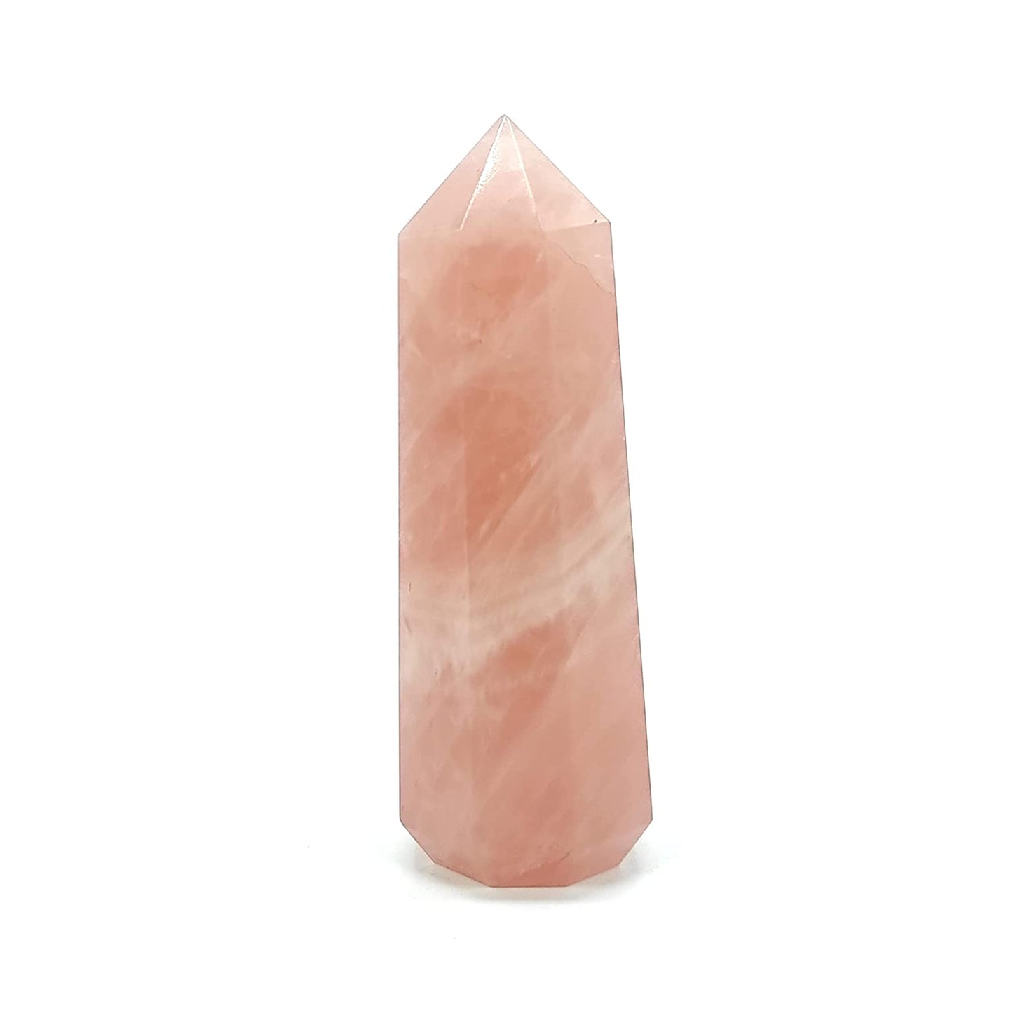 Pink Rose Quartz Jumbo Healing Pencil Wand 104grams