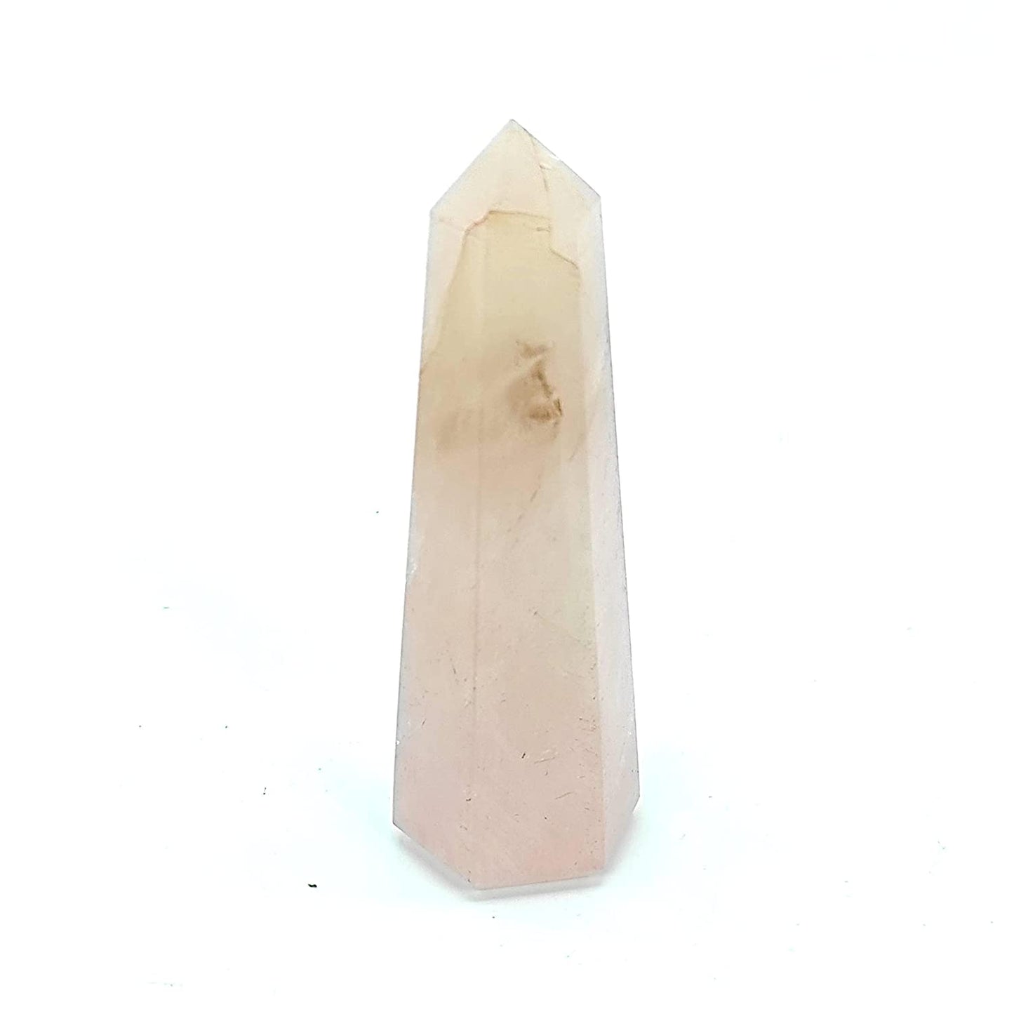 Pink Rose Quartz Jumbo Healing Pencil Wand 110grams