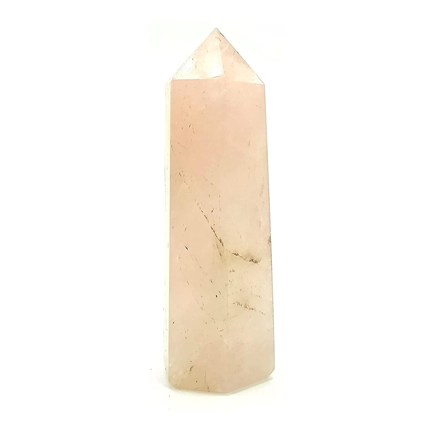 Pink Rose Quartz Jumbo Healing Pencil Wand 232grams