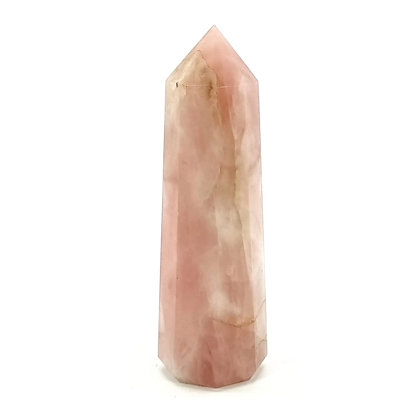 Pink Rose Quartz Jumbo Healing Pencil Wand 282grams