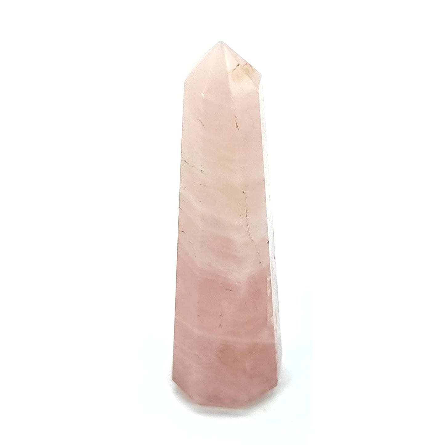 Pink Rose Quartz Jumbo Healing Pencil Wand 40grams