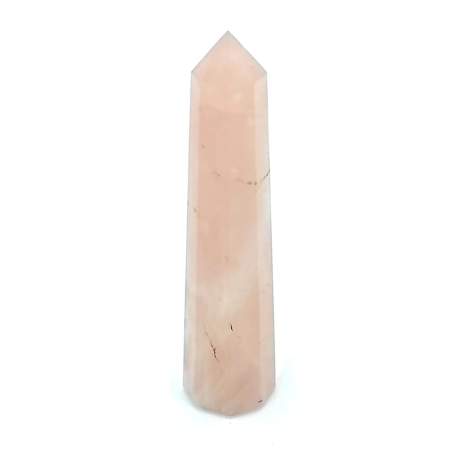 Pink Rose Quartz Jumbo Healing Pencil Wand 44grams