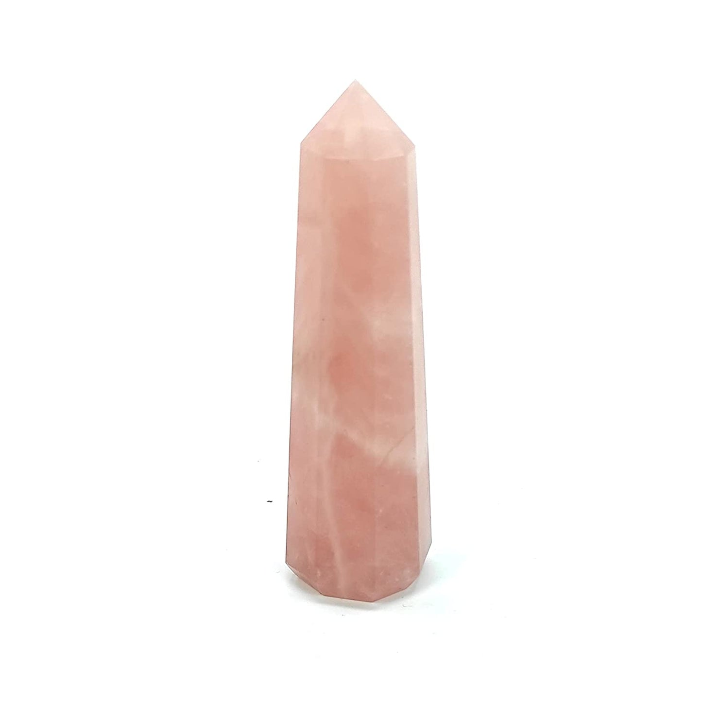 Pink Rose Quartz Jumbo Healing Pencil Wand 88grams