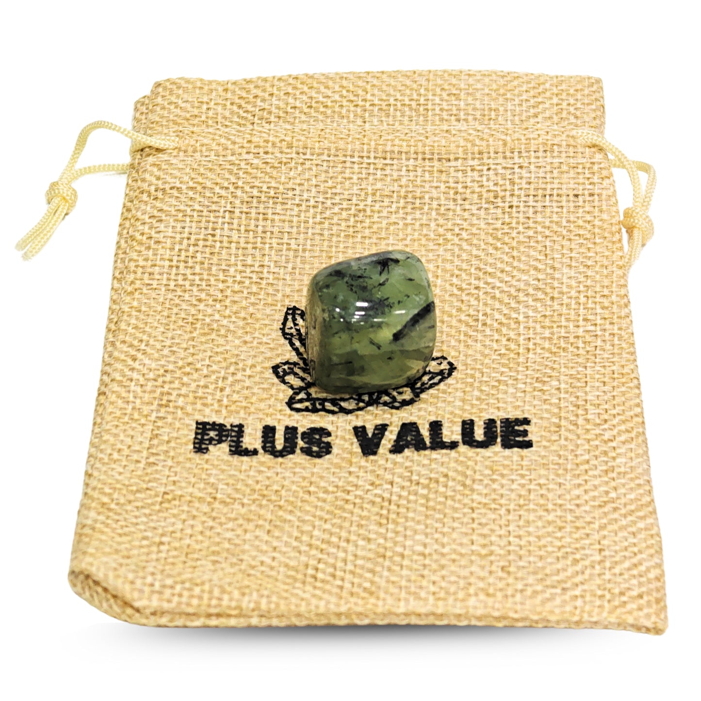 tumbled crystal- Prehnite for creativity, recovery & positivity