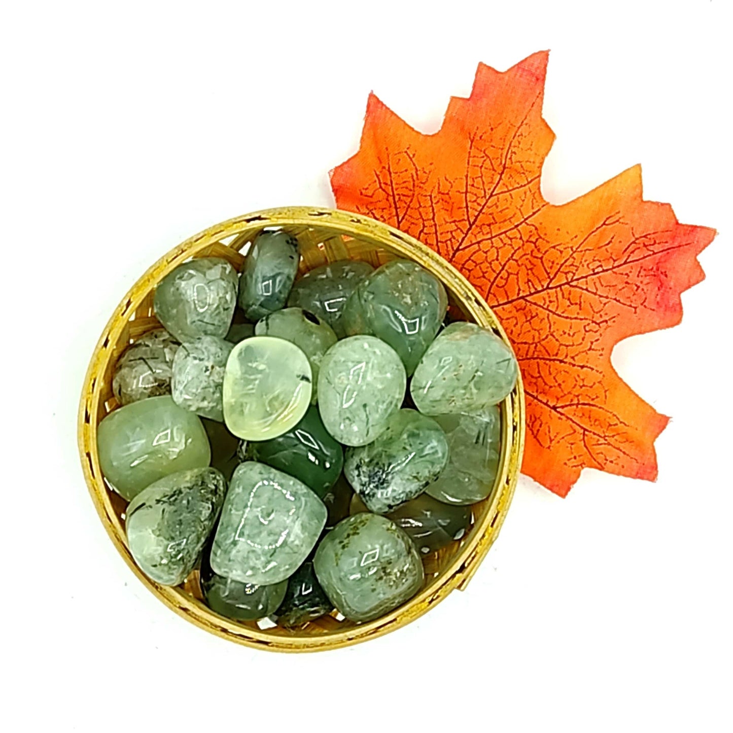 Prehnite Tumble Pebble Stone Crystal 200grams