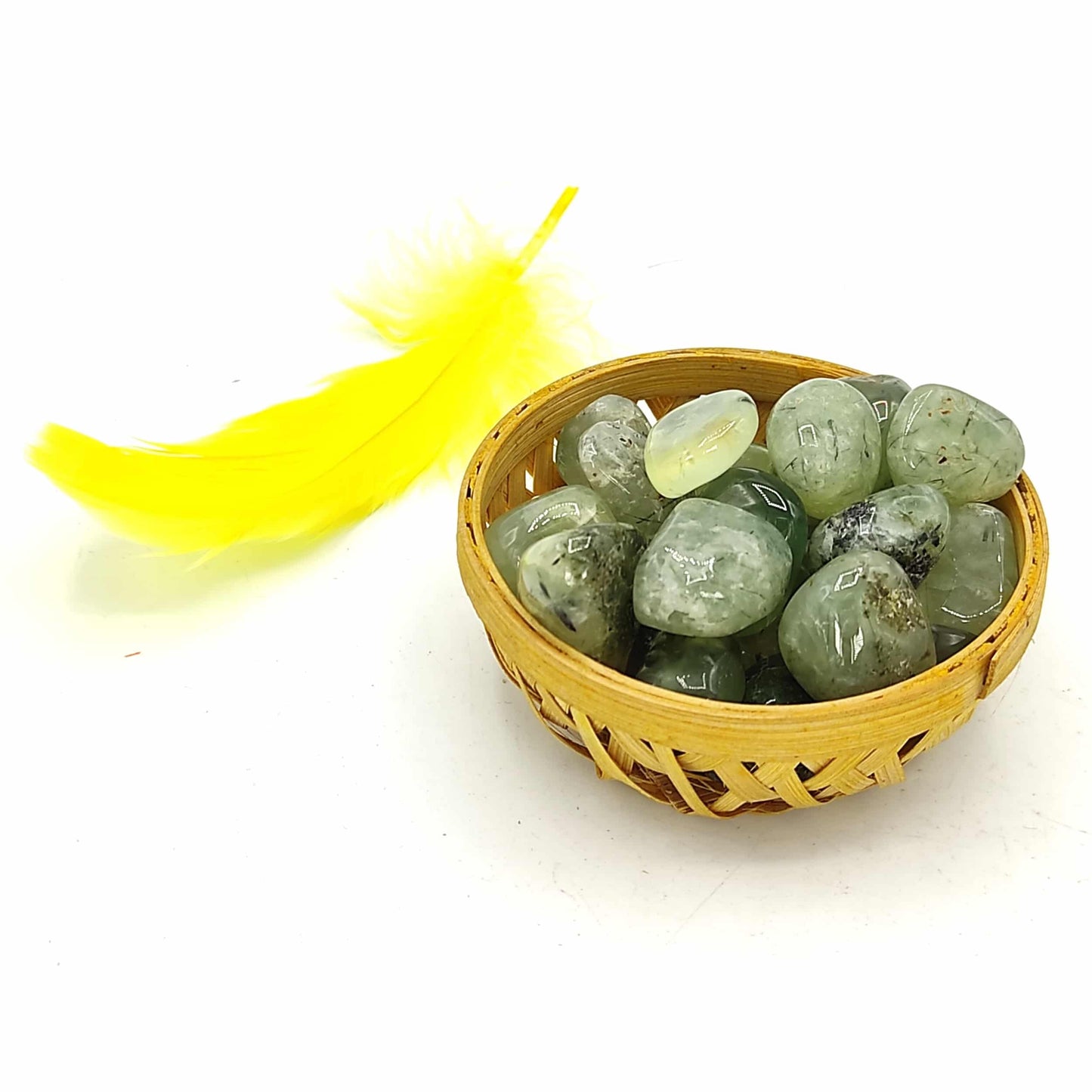 Prehnite Pebble Tumbled Stone 200grams