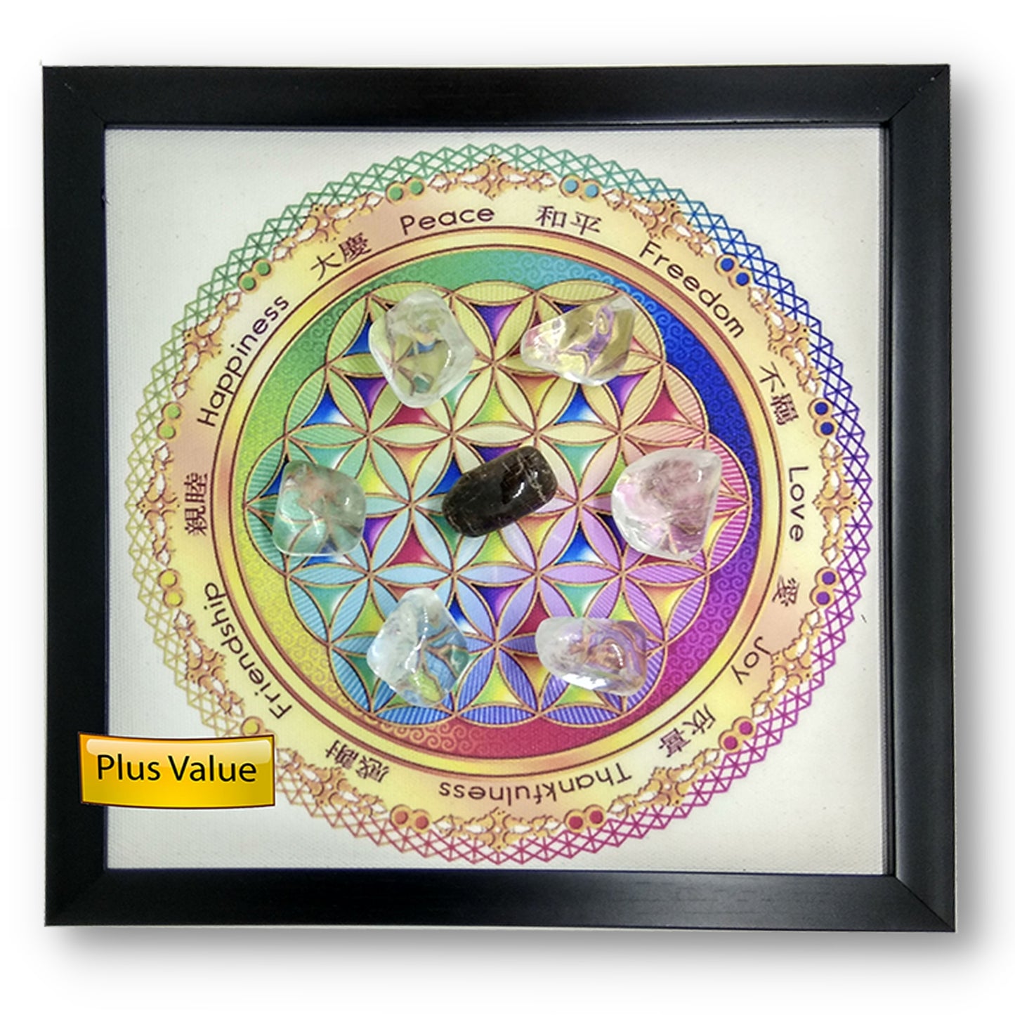 Buy personal healing vastu Premium crystal grid - for love, harmony & marraige (Pair) online in india