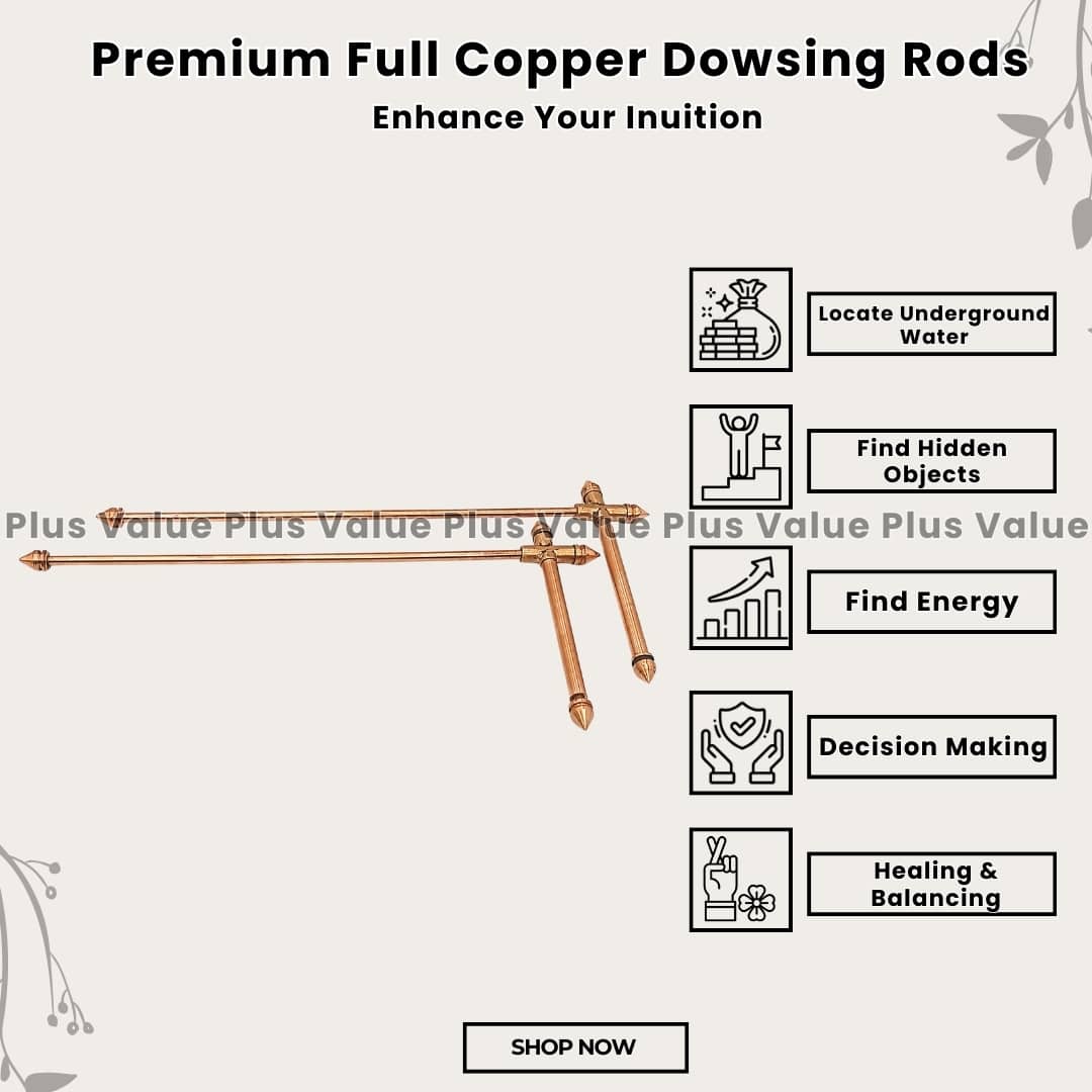 Premium Full Copper Dowsing Rods