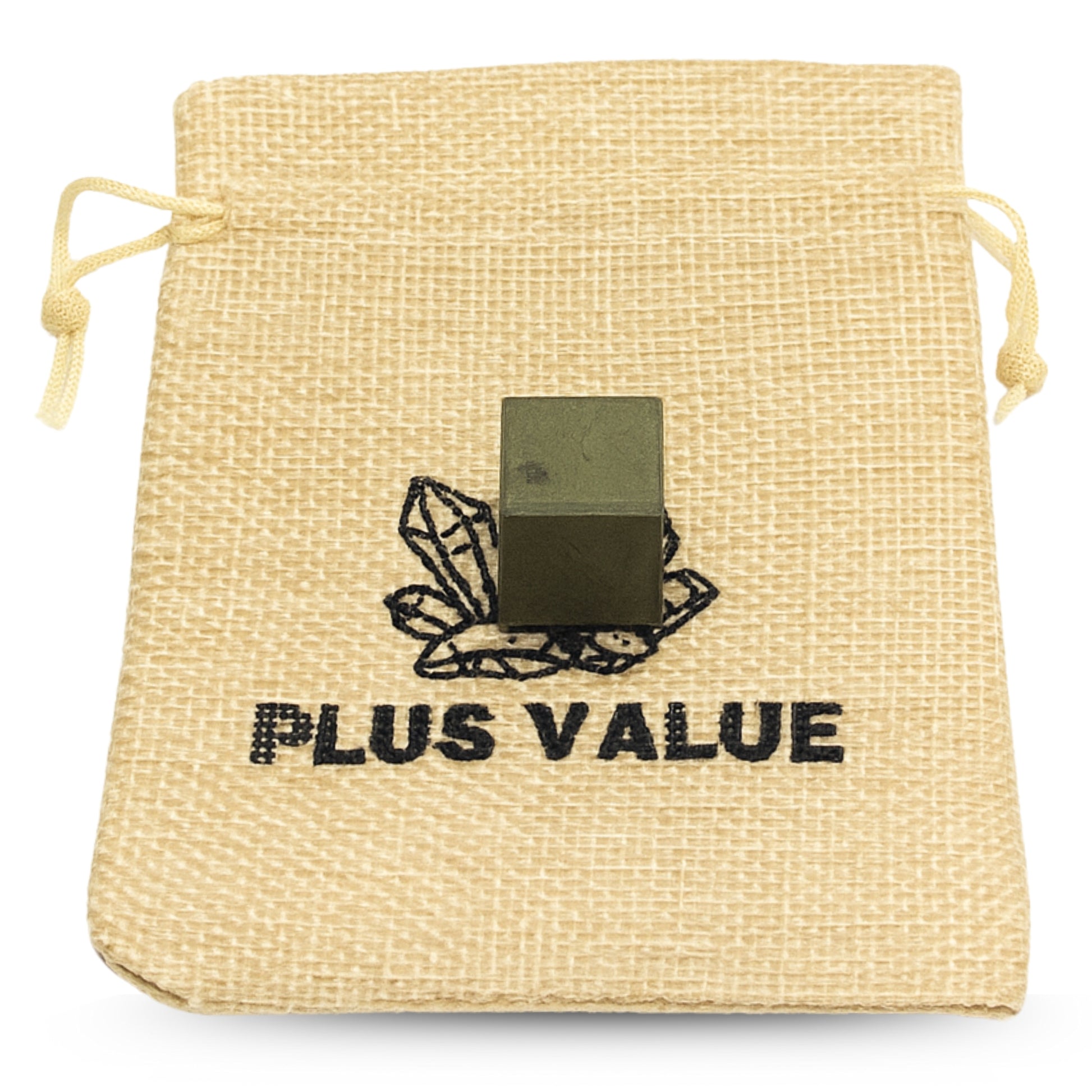 pyrite square cube pocket stone reiki healing